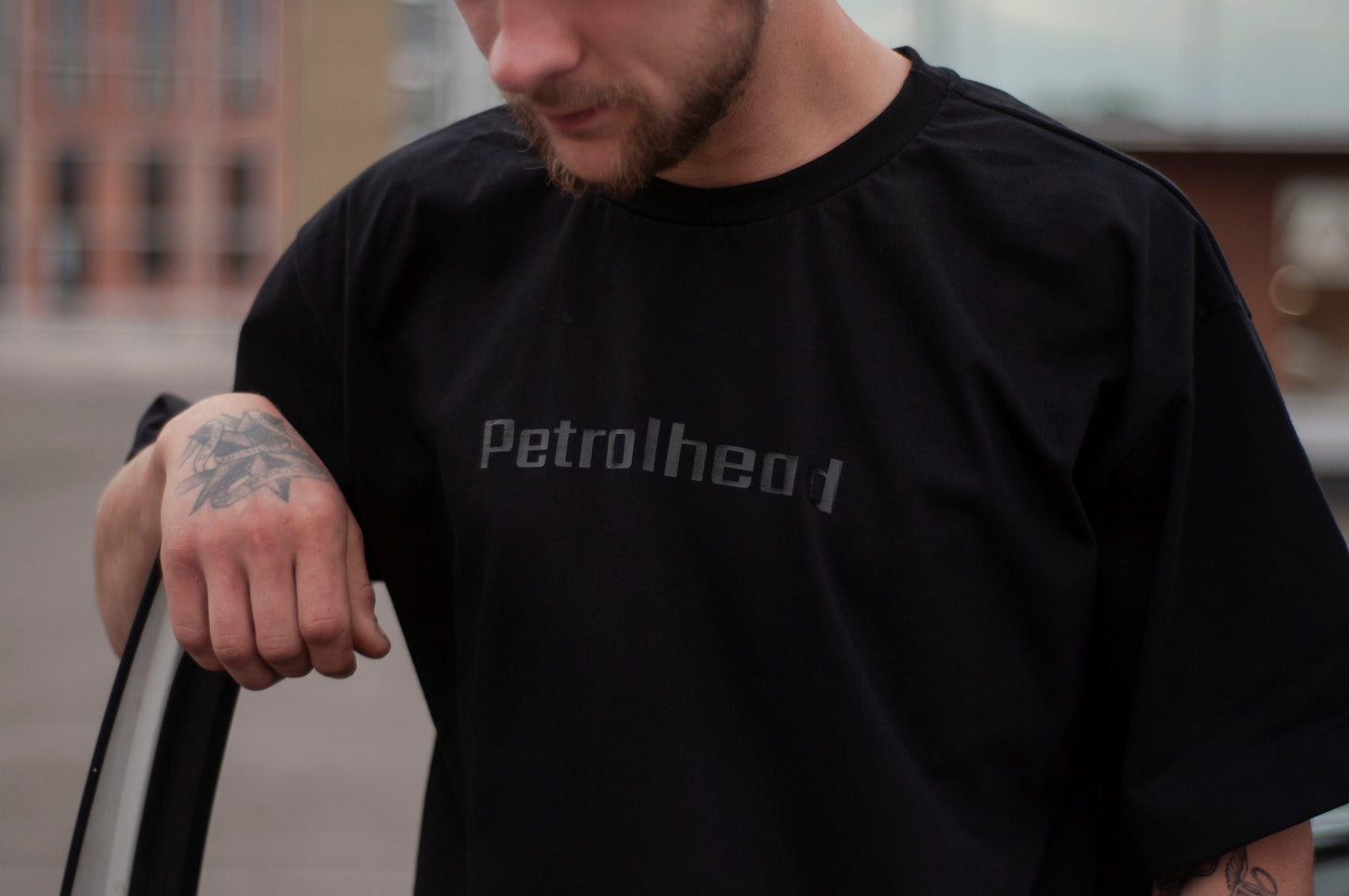 T-shirt Petrolhead Total Black